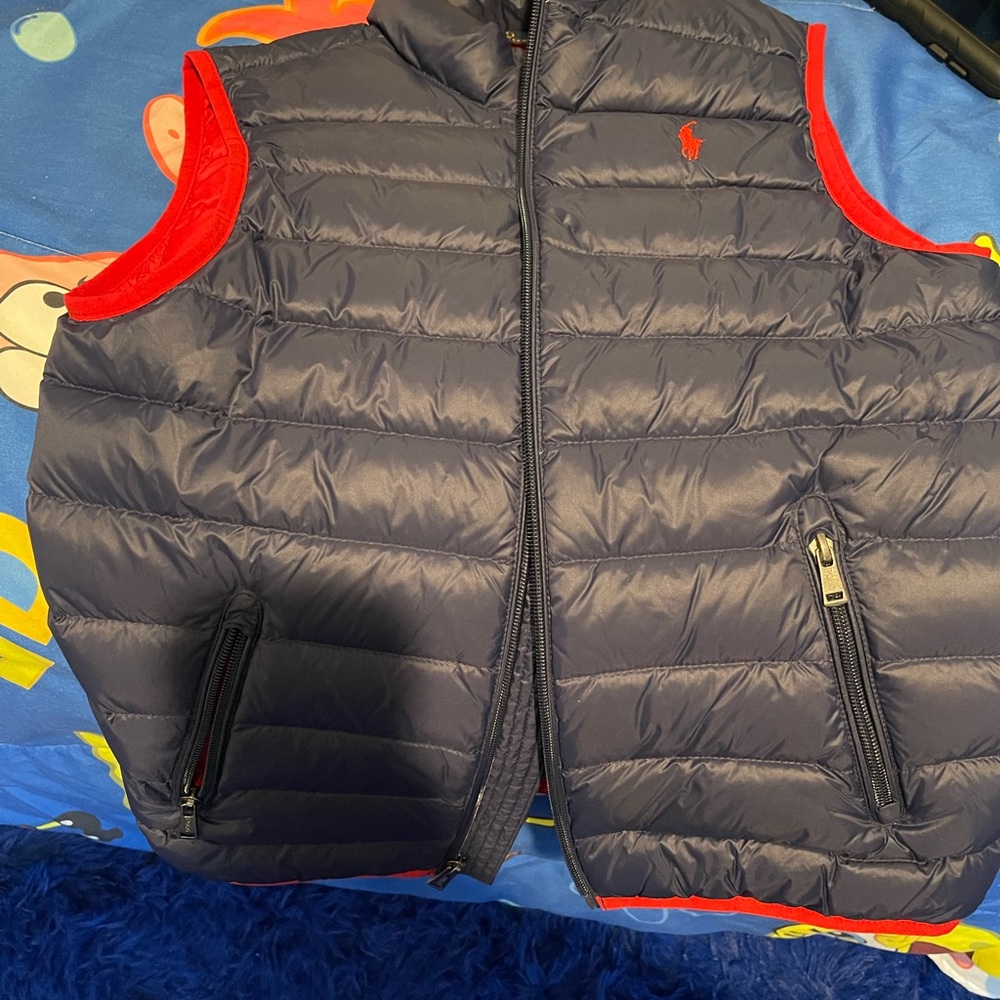 Polo by Ralph Lauren Kids Navy and Red Vest